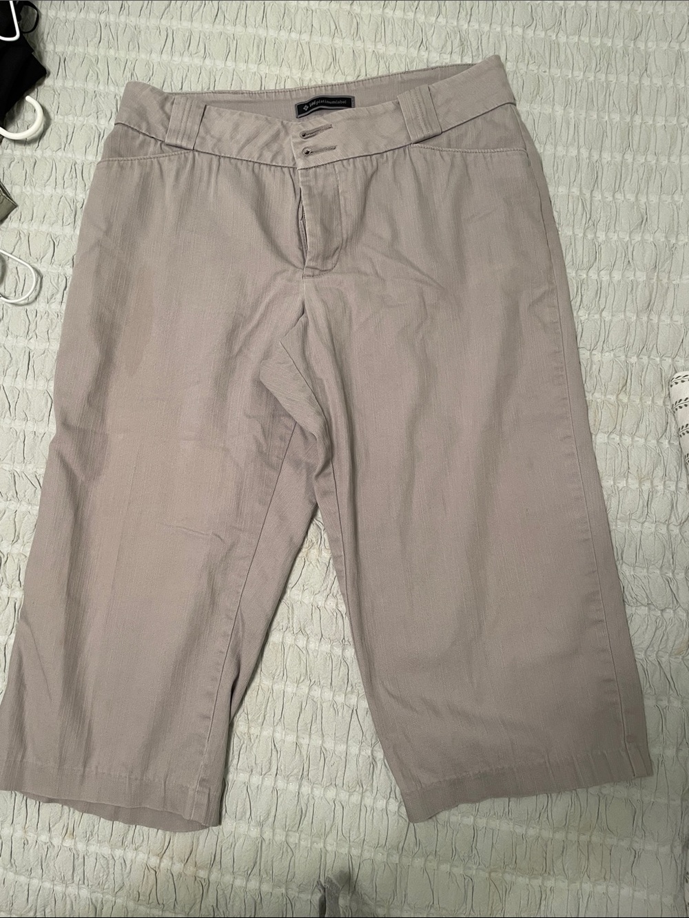Lee Platium Label Women's Light Taupe Bermuda Shorts